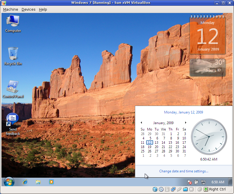 Gadgets and the clock thingy