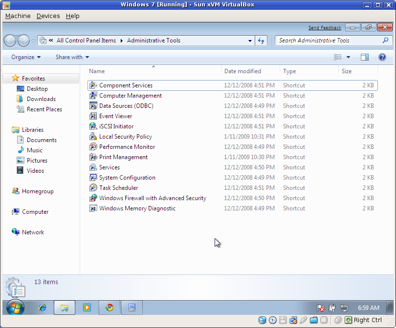 Administrative tools
