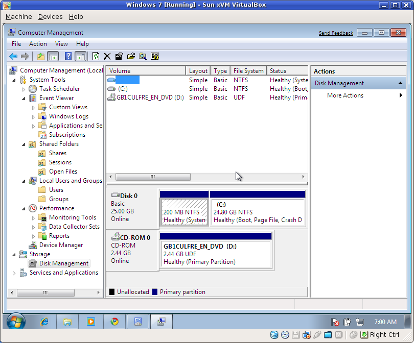 Some things never change... but what's up with the 200MB partition??