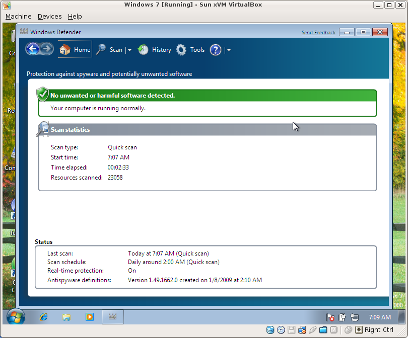 Oh, nevermind... we're good.