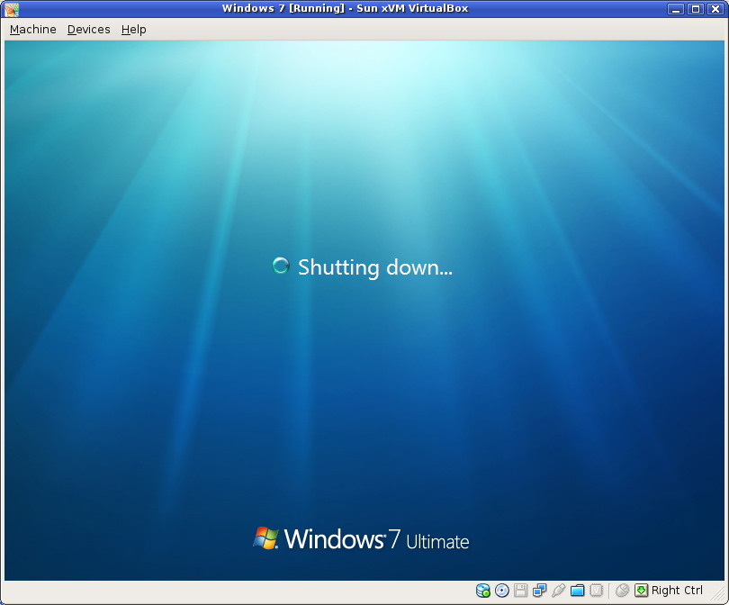 Shutting down... took long enough to get a delayed screenshot.