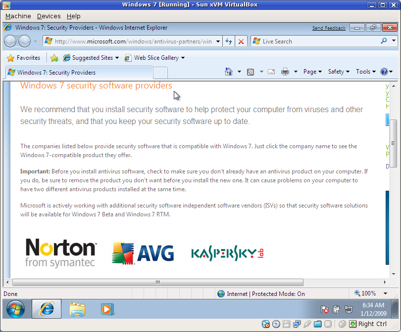Your choices of Microsoft-sponsored security--the ones that will slow down your computer the most